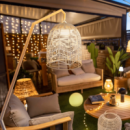 Lámpara Decorativa Santorini- Color Blanco- Interior y Exterior Essentials®  ESSENTIALS