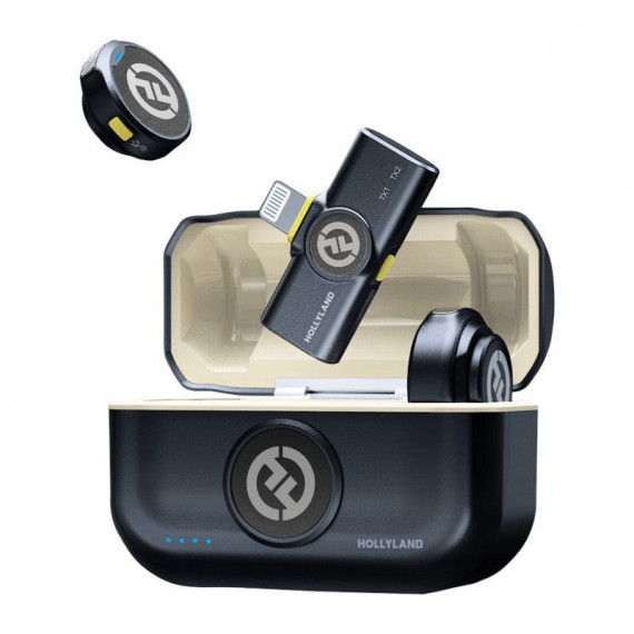 HOLLYLAND Lark M2 Duo Mobile Ligtning Negro