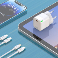 Cargador USB 30W Blanco XO