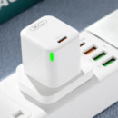 Cargador USB 30W Blanco XO