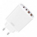Cargador USB 45W Blanco XO