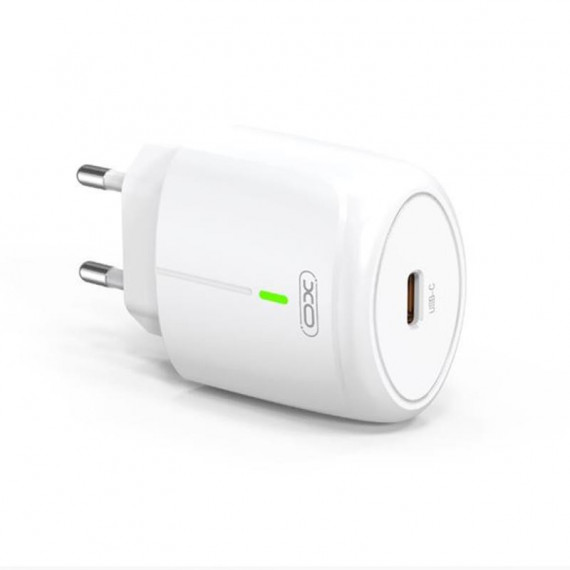 Cargador Rapido 20W con Led Blanco XO