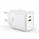 Cargador Rapido 20W Blanco XO
