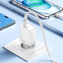 Cargador Rapido 20W Blanco XO