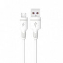 Cargador Rapido 18W con Cable Micro Blanco XO