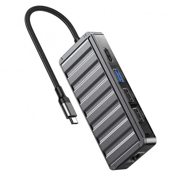 Adaptador 7 en 1 Transparente XO