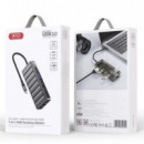 Adaptador 7 en 1 Transparente XO