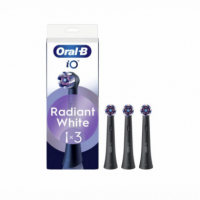 Recambio de Cepillo de Dientes Io Radiant Negro (3 Unidades)  BRAUN