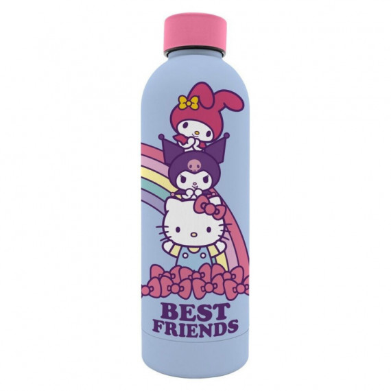 Botella Acero Inoxidable Hello Kitty y Amigos 800ML  KIDS LOGIC
