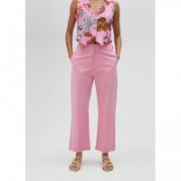 Pantalones Pantalón LOLA CASADEMUNT Chino Culotte Rosa