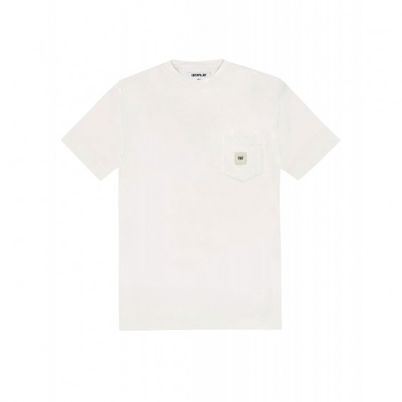 Camisetas Hombre Camiseta CAT Wwr Essential Pocket Bone