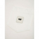 Camisetas Hombre Camiseta CAT Wwr Essential Pocket Bone