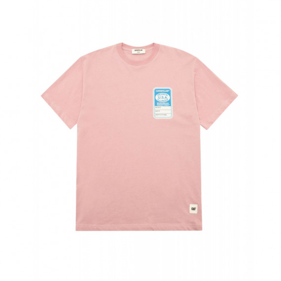 Camisetas Hombre Camiseta CAT Wwr Outfitting Lilas