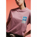 Camisetas Hombre Camiseta CAT Wwr Outfitting Lilas