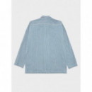 Chaquetas Hombre Chaqueta CAT Wwr Denim Hickory Stripe