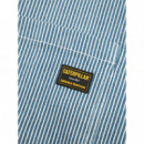 Chaquetas Hombre Chaqueta CAT Wwr Denim Hickory Stripe