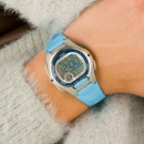 CASIO LW-200-2B Reloj Digital Deportivo para Mujer - Correa Azul Celeste, Luz Led y Wr 50M