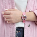 CASIO LW-200-4B Reloj Digital Deportivo para Mujer - Correa Rosa, Luz Led, Cronómetro y Wr 50M