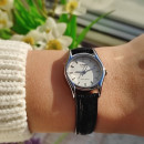 CASIO LTP-1170-7A Reloj Analógico de Mujer - Diseño Minimalista Plateado - Correa de Acero con Calendario