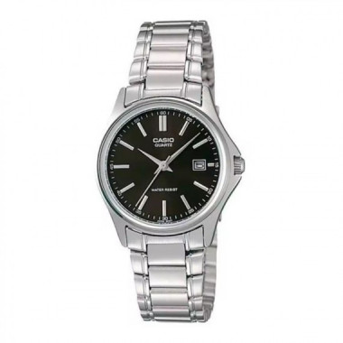 Reloj Casio LTP-1183A-1A Análogo para Mujer con Pulsera de Acero Inoxidable y Esfera Negra