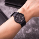 CASIO MQ-24-1B Reloj Analógico para Hombre - Esfera Negra con Horario 24H - Clásico, Ligero y Resistente Al Agua