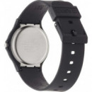 CASIO MQ-24-1B Reloj Analógico para Hombre - Esfera Negra con Horario 24H - Clásico, Ligero y Resistente Al Agua