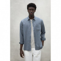 Camisas Camisa ECOALF Carlos Grey Blue