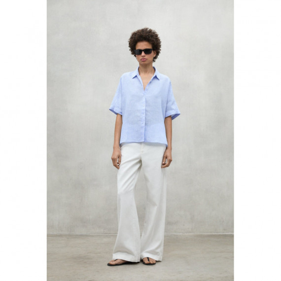 Blusas y Camisas Camisa ECOALF Melania Sky Blue