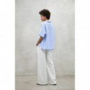 Blusas y Camisas Camisa ECOALF Melania Sky Blue