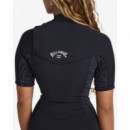 BILLABONG - Sinergy Natural Short´arm Chest Zip 2MM. - Wetsuits