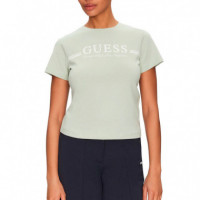 Camiseta con Logotipo Frontal  GUESS