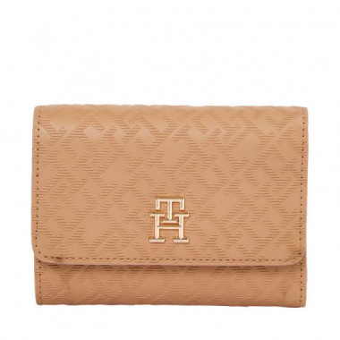 CARTERA PLEGABLE CON MONOGRAMA TH