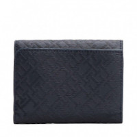 CARTERA PLEGABLE CON MONOGRAMA TH