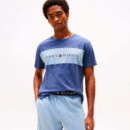 Camiseta Th Original con Diseño Color Block  TOMMY HILFIGER