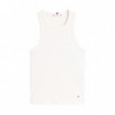 Camiseta Acanalada sin Mangas de Corte Slim  TOMMY HILFIGER