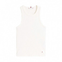 Camiseta Acanalada sin Mangas de Corte Slim  TOMMY HILFIGER