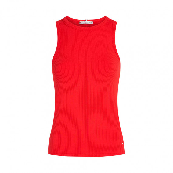 Camiseta Acanalada sin Mangas de Corte Slim  TOMMY HILFIGER