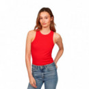 Camiseta Acanalada sin Mangas de Corte Slim  TOMMY HILFIGER