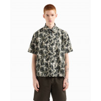 CAMISA O.WHITE/GREEN RESORT AF14869