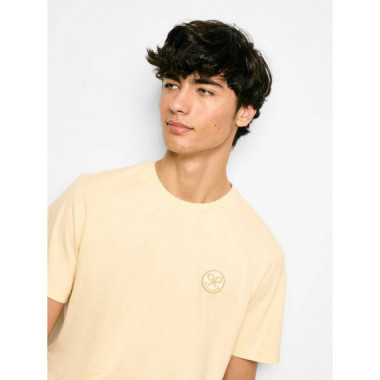 CAMISETA LOGO SMILE AMARILLA
