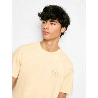 CAMISETA LOGO SMILE AMARILLA