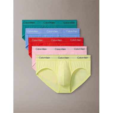 HIP BRIEF 5PK BY, GCR, MTN, PL YLW, BFF