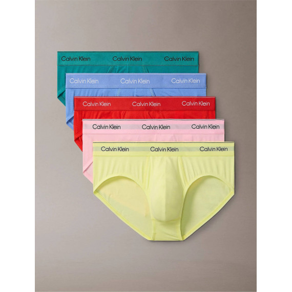 Hip Brief 5PK By, Gcr, Mtn, Pl Ylw, Bff  CALVIN KLEIN