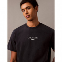 SS ACID WASH 20S CN TEE SKY CAPTAIN