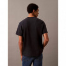 Ss Acid Wash 20S Cn Tee Sky Captain  CALVIN KLEIN
