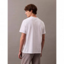 Ss 20S Embrd Ck Shield Cn Tee Brilliant  CALVIN KLEIN
