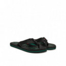Massage Hilfiger Beach Sandal Black  TOMMY HILFIGER