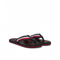Massage Hilfiger Beach Sandal Desert Sky  TOMMY HILFIGER