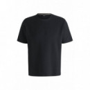 David T-shirt 10269569 01 Black  BOSS