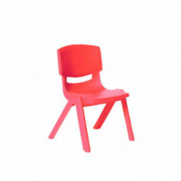Silla Infantil Polipropileno Talla 2 Roja  EQUIPAMIENTOS INFANTILES